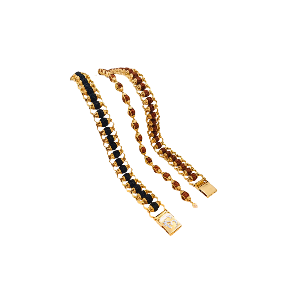 Traditional Diamond Three Tone Bangle